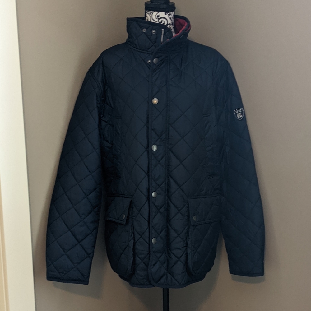 Gant Dark Quilted Puffer Jacket